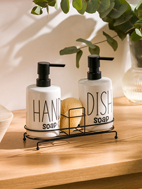 LCW HOME Standlı Sıvı Sabunluk Seti - S5EE01Z8-Q57