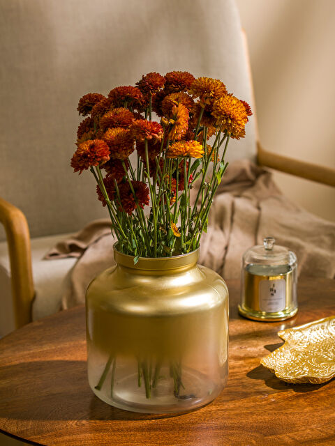 LCW HOME Decorative Glass Vase 20 cm - S5EO87Z8-GHW