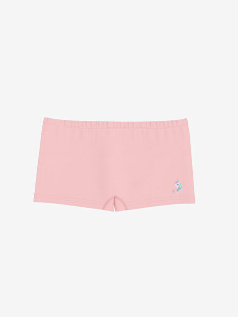 LCW Kids Beli Lastikli Kız Çocuk Boxer