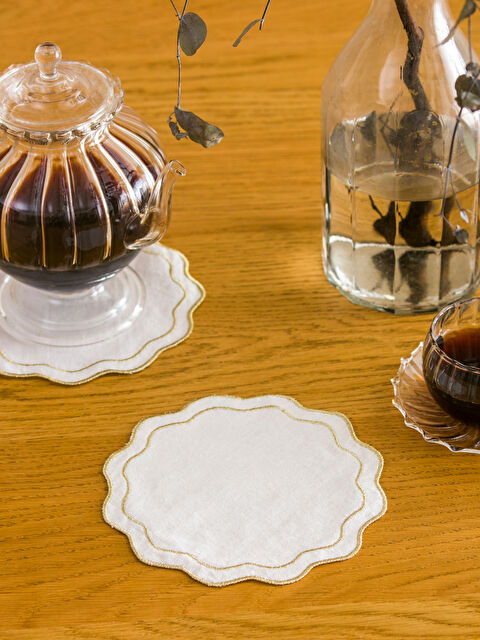 LCW HOME Yaldızlı Kenar Detaylı Peçete 2'li 16 cm - S5G595Z8-J5E