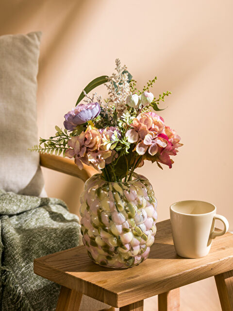 LCW HOME Dekoratif Cam Vazo 18 cm - S5GA55Z8-LUG