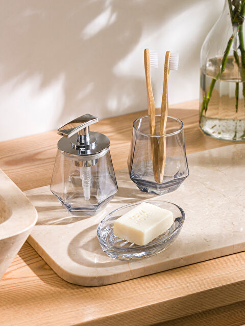 LCW HOME 3 Parça Cam Banyo Seti - S5GA76Z8-Q57