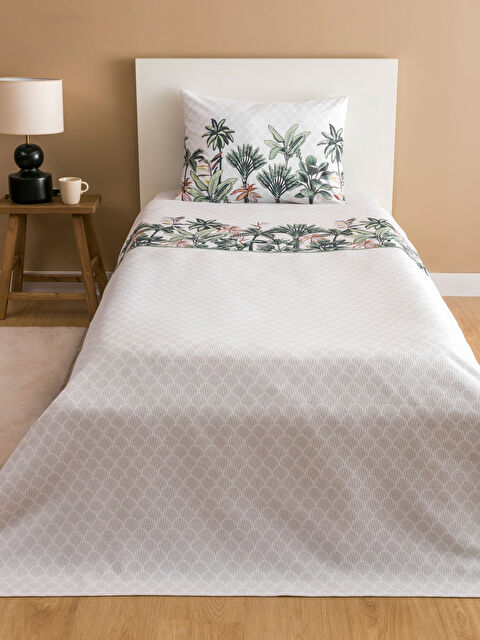 LCW HOME Çiçek Baskılı Tek Kişilik Pike Seti - S5GD19Z8-F9C