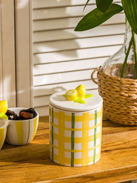 LCW HOME دەفری ھەڵگرتنی سیرامیکی چاپی 17 سم - S5GD95Z8-M0T