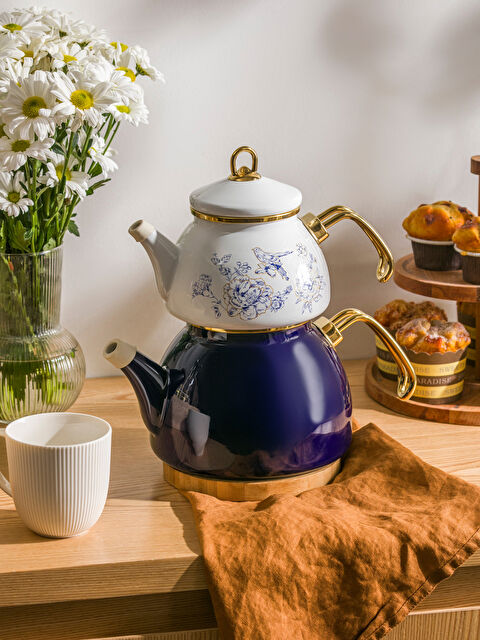 LCW HOME Baskılı Emaye Çaydanlık - S5GN69Z8-LQQ