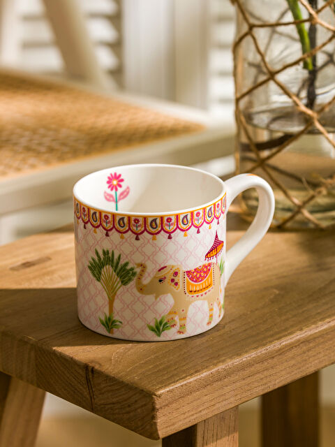 LCW HOME Кружка Фарфоровая С Принтом Слона 320 мл - S5GO40Z8-M0T