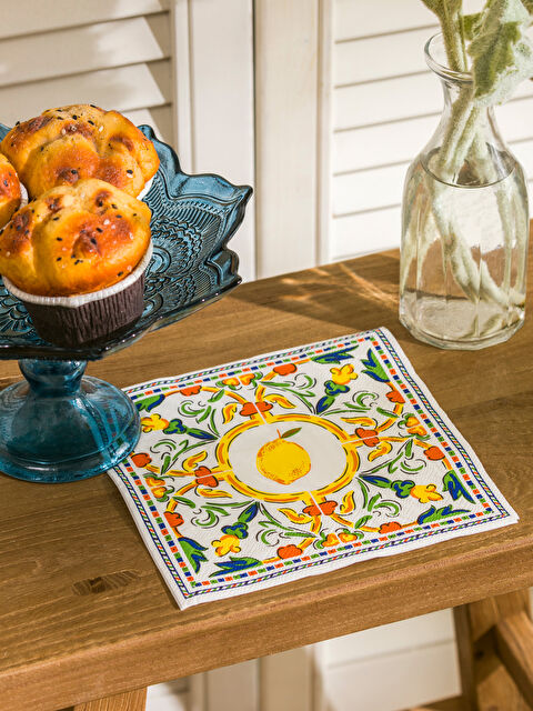 LCW HOME Limon Baskılı Kağıt Peçete 20'li - S5GU19Z8-M0T