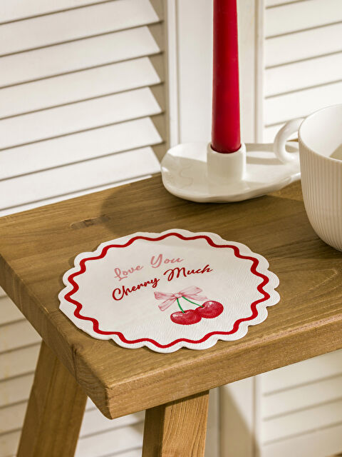 LCW HOME Kiraz Baskılı Kağıt Peçete 20'li - S5GU21Z8-LTQ