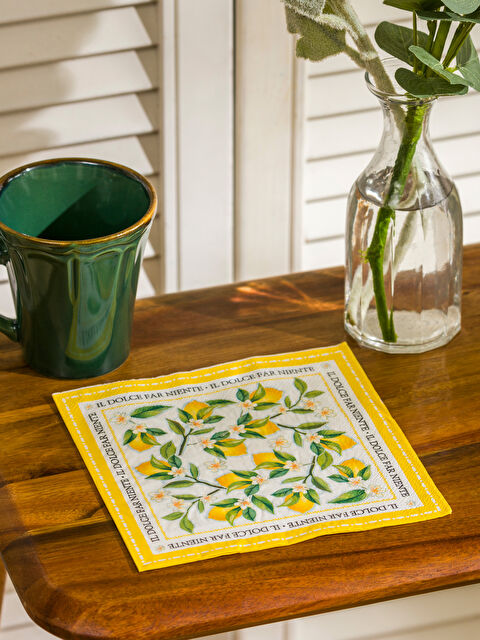 LCW HOME Limon Baskılı Kağıt Peçete 20'li - S5GU27Z8-M0T