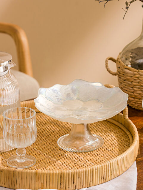 LCW HOME Dekoratif Cam Ayaklı Sunumluk 21 cm - S5GU68Z8-DEE