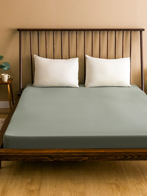 LCW HOME Pamuklu Çift Kişilik Lastikli Çarşaf