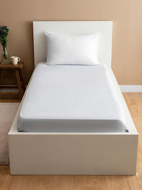 LCW HOME Tek Kişilik Pamuklu Lastikli Çarşaf - S5H714Z8-DTY