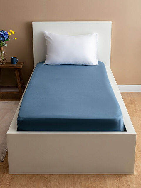 LCW HOME Tek Kişilik Pamuklu Lastikli Çarşaf - S5H714Z8-R2E