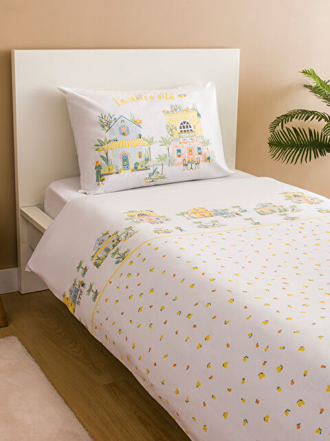 LCW HOME Baskılı Tek Kişilik Nevresim Seti - S5H728Z8-F9C