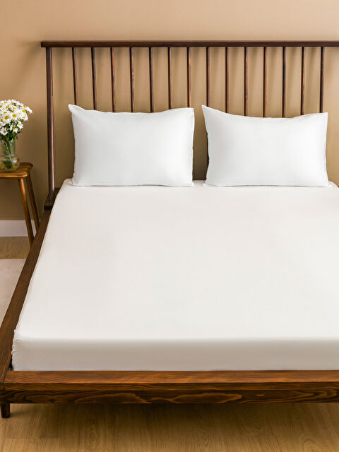 LCW HOME Çift Kişilik Pamuklu Çarşaf - S5H783Z8-DLL