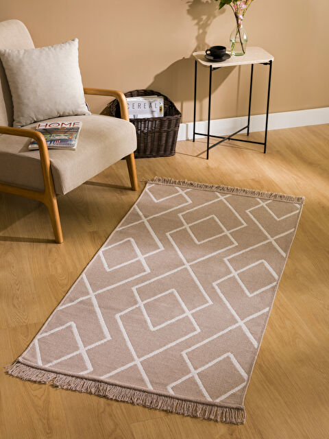 LCW HOME Geometrik Desenli Halı 80x140 cm - S5HC65Z8-LQB