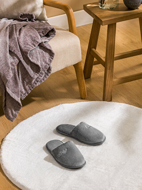 LCW HOME Pelüş Erkek Ev Terliği - S5I032Z8-VD7