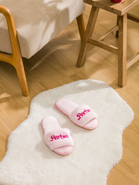 LCW HOME Barbie Nakışlı Kadın Ev Terliği - S5I082Z8-JH4