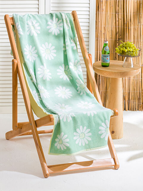 LCW ACCESSORIES Çiçek Baskılı Kadın Plaj Havlusu 70x150 cm - S5I092Z8-G8R
