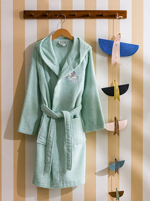 LCW HOME Nakışlı Kız Çocuk Bornoz - S5I540Z4-V1B