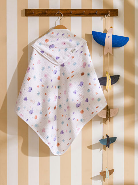 LCW HOME Baskılı Bebek Banyo Havlusu - S5I544Z1-F9C