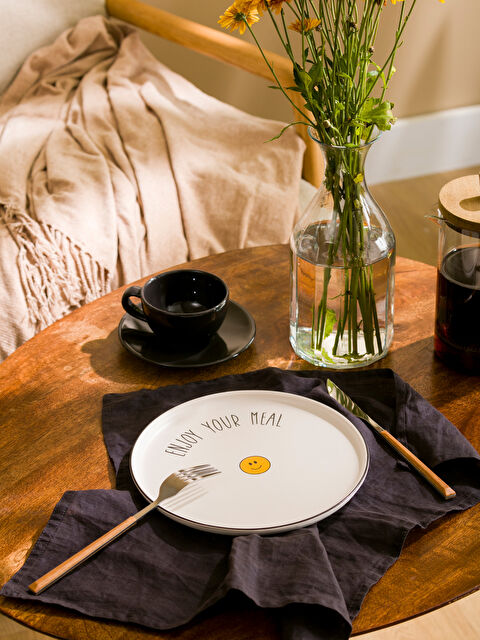 LCW HOME Assiette à gâteau en céramique imprimée 22 cm - S5IA68Z8-J5E