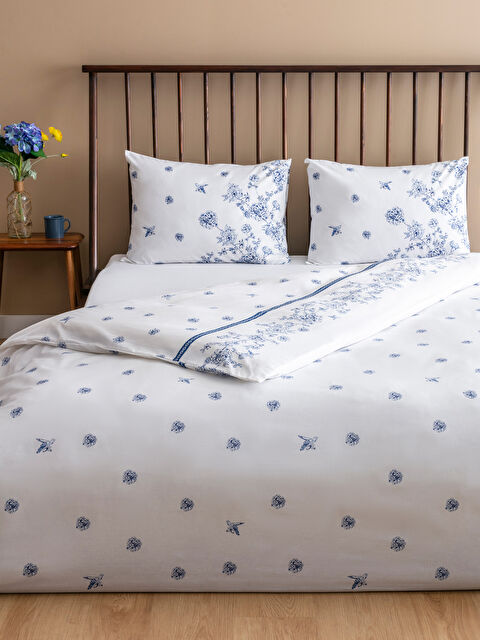 LCW HOME Çiçek Baskılı Çift Kişilik Nevresim Seti - S5IF56Z8-F9C