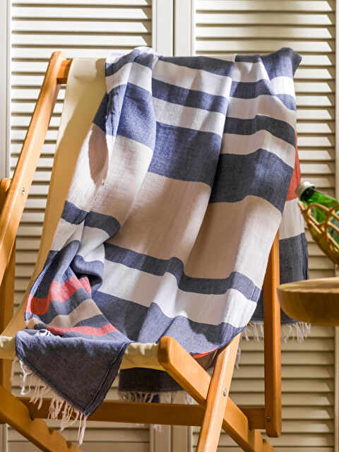 LCW HOME Püsküllü Plaj Havlusu 90x165 cm - S5IJ05Z8-F9C