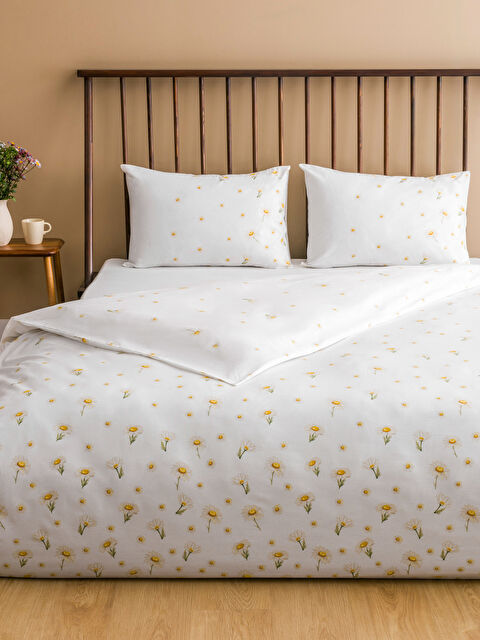 LCW HOME Çiçek Baskılı Çift Kişilik Nevresim Seti - S5IR63Z8-F9C