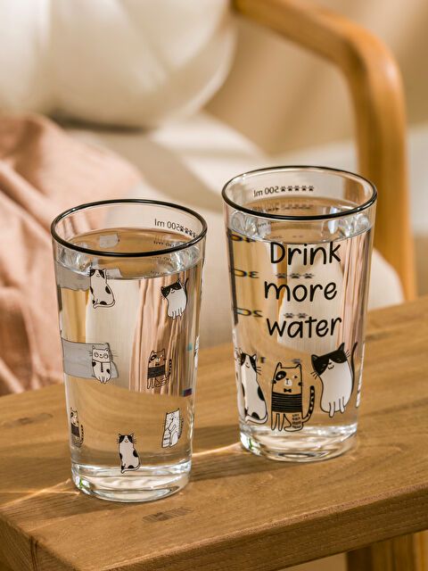 LCW HOME Baskılı Su Bardağı 2'li 570 ml