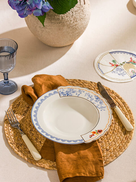 LCW HOME Printed Porcelain Deep Plate 23 cm - S5JY11Z8-J5E