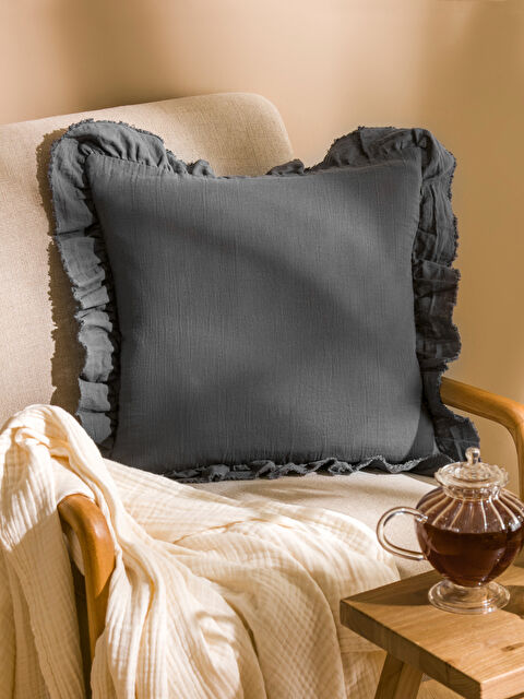 LCW HOME 2 Katlı Müslin Kırlent Kılıfı 45x45 cm - S60035Z8-V1J