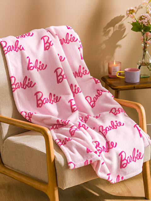 LCW HOME Barbie Baskılı Tv Battaniyesi 100x150 cm - S5KD46Z8-LT4