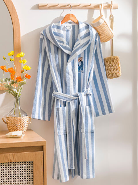 LCW HOME Ayı Teddy Nakışlı Bornoz - S5KH86Z8-F9C