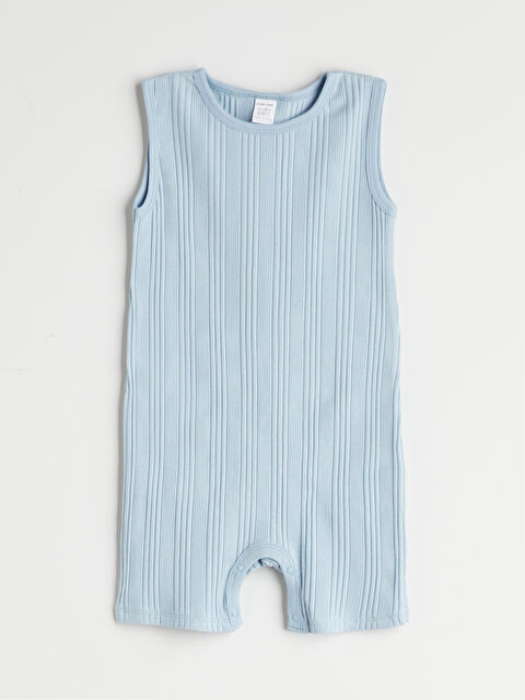 LCW baby Bisiklet Yaka Basic Erkek Bebek Tulum - S5L575Z1-YFX