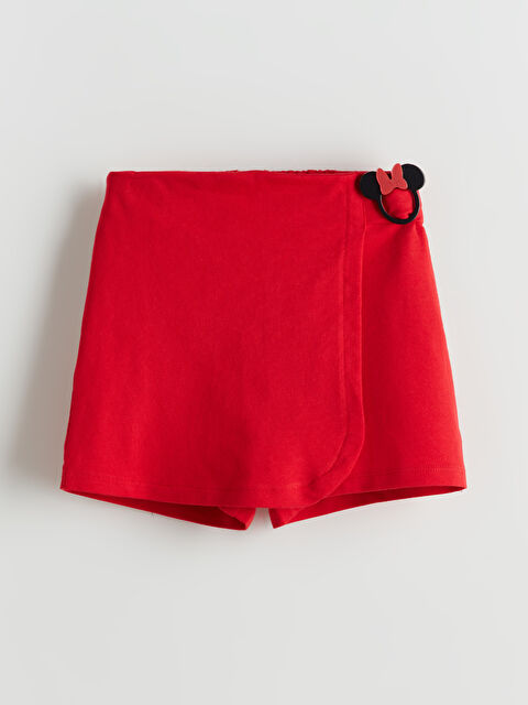 LCW Kids Minnie Mouse Tokalı Kız Çocuk Şort Etek - S5LU14Z1-GXV