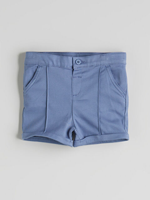 LCW baby Beli Lastikli Basic Erkek Bebek Şort - S5MI93Z1-GNQ