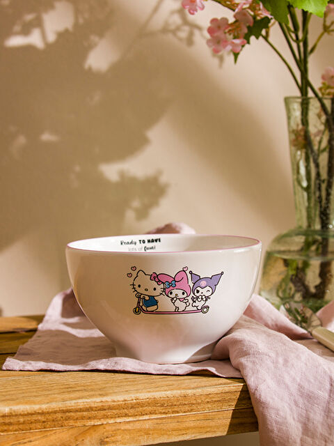 LCW HOME Hello Kitty Baskılı Seramik Salata Kasesi 14 cm - S5NM64Z8-M0T
