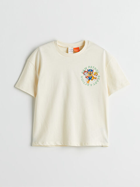 LCW Kids Paw Patrol Baskılı Erkek Çocuk Tişört - S5NM71Z1-QVK