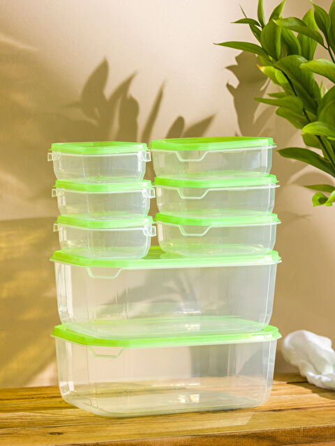 LCW HOME مجموعة حاويات تخزين من 8 قطع - S5NQ59Z8-M0T