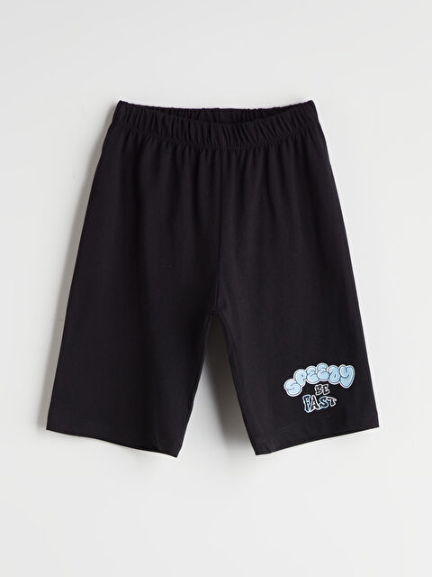 LCW Kids Beli Lastikli Erkek Çocuk Pijama Şort - S5O538Z4-CVL