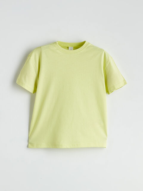 LCW Kids Bisiklet Yaka Basic Erkek Çocuk Tişört - S5P251Z1-FV0