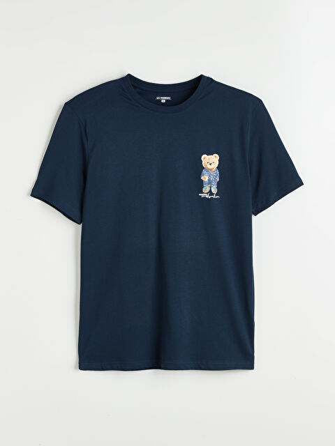 LC WAIKIKI Bisiklet Yaka Kısa Kollu Erkek Pijama Üst - S5PP66Z8-RFF