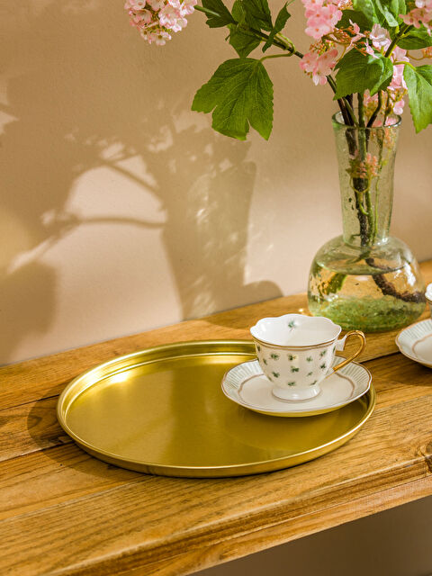 LCW HOME Dekoratif Metal Tepsi 25 cm - S5PQ01Z8-GHW