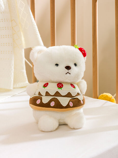 SELAY OYUNCAK Ayıcık Figürlü Dolgulu Pelüş Bebek Kırlent 26 cm