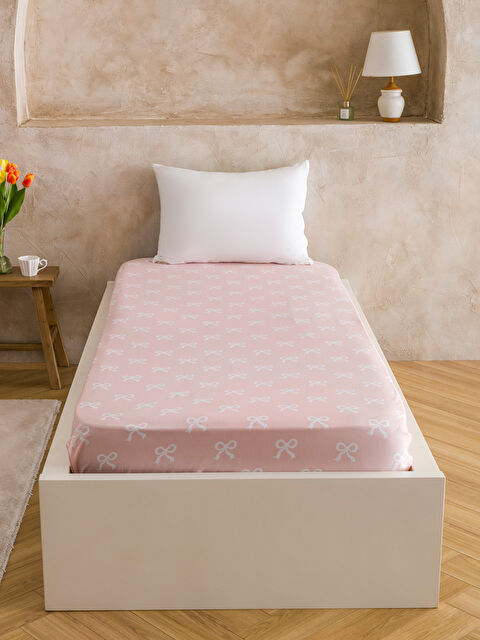 LCW HOME Fiyonk Baskılı Tek Kişilik Lastikli Çarşaf - S60773Z8-LT4