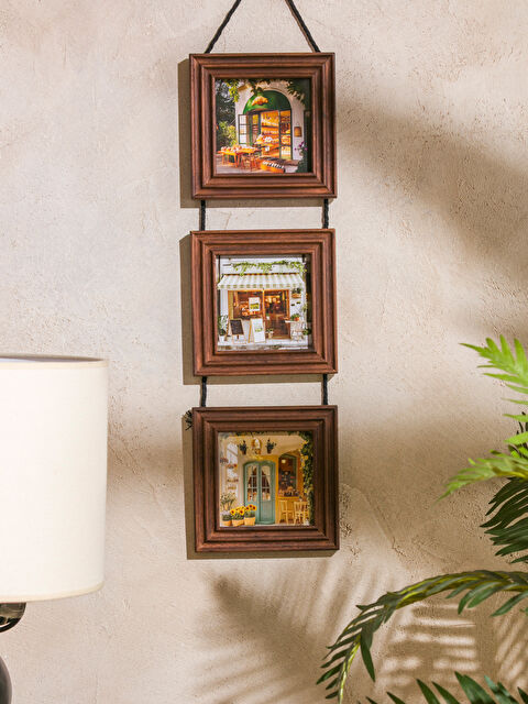 LCW HOME Asma İpli Ahşap Fotoğraf Çerçevesi 3'lü - S60848Z8-M0T