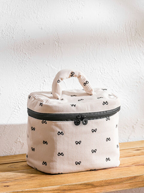 LCW HOME Fiyonk Desenli Makyaj Çantası - S60865Z8-M0T