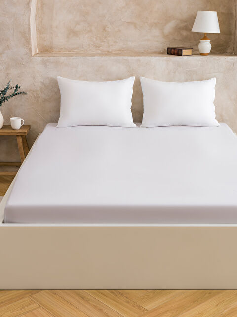 LCW HOME Düz Çift Kişilik Lastikli Çarşaf - S60920Z8-DTY