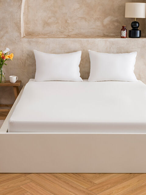 LCW HOME Pamuklu Çift Kişilik Lastikli Çarşaf - S60921Z8-DLL